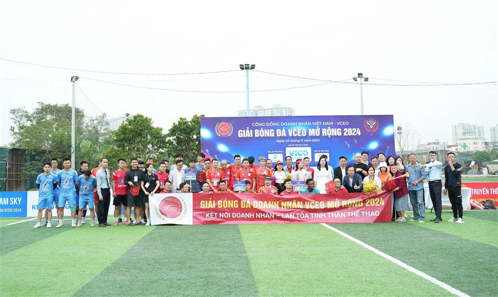 Lễ khai mạc Giải bóng đá VCEO mở rộng năm 2024